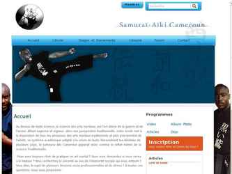 Site web d'un club d�a&iuml;kido au cameroun