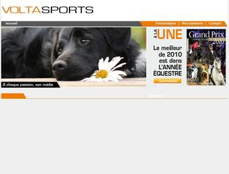 Site officiel de la socit Volta Sports dvelopp en HTML, CSS3, Jquery.