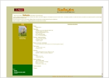 Site réalisé en 2003 ou 2004 pour la revue Sabots magazine