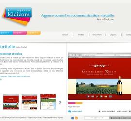 Site internet domaine viticole