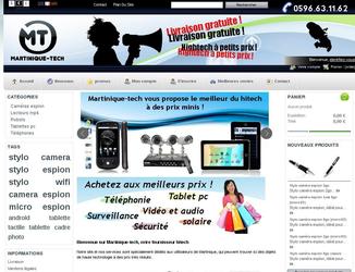 Boutique en ligne sous Prestashop; vente de matriel hightech