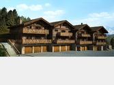 Architecture 3D pour la promotion de chalets en Suisse, � partir de plan autocad