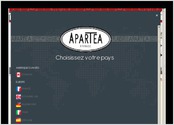 Intégration d'un site Web e-commerce pour Apartea (vente en ligne de thé) sous Prestashop. 