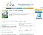 Portail web pour l'association des entreprises du secteur santé-bien être en Languedoc Roussillon