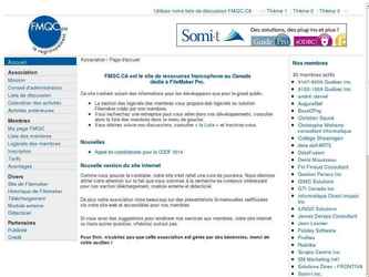site pour une association de d&eacute;velopper avec le syst&egrave;me de base de donn&eacute;es Filemaker