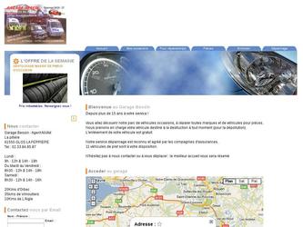 Création d'un site Internet pour un garage automobile.