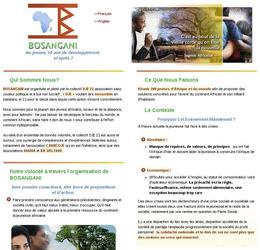 il s agit de la page du projet de jeunes camerounais denomm BOSANGANI