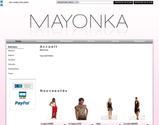 Site ecommerce pour le compte de la marque Mayonka.

front + back office administrateur