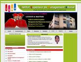 Site web de lInstitut supérieur de management Adonaï au Bénin