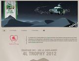 Logo et site internet pour un quipage du 4L Trophy 2012