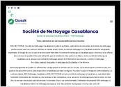 Il s agit de la refonte du site web https://nettoyagecasablanca.net de l entreprise NSS NETTOYAGE A CASABLANCA puis le rfrencement naturel de celui-ci.

NSS Services est une socit de nettoyage professionnelle  Casablanca, spcialise dans le nettoyage,la maintenance et l?hygine de bureaux et des locaux professionnels. Nous intervenons sur tous types de surfaces, 
pour le nettoyage tertiaire, le nettoyage de vos locaux administratifs ou le nettoyage de vos locaux industriels.

Ce que le client a apprci : tout est positif avec M. jeanne legrand                                                                                    Ce que le client n a pas apprci : RIEN TOUT EST BIEN BON TRAVAIL
 
Socit du client : NSS Nettoyage
