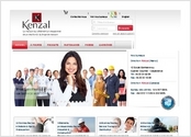 kenzal.com est un site vitrine pour une société de confection des uniformes professionnelles. Le site a été développé sous Joomla.