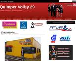 Site enti&egrave;rement administrable du Quimper Volley 29.