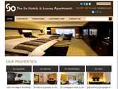 Site responsive incluant de multiples hôtels à Londres avec installation de booking engine.