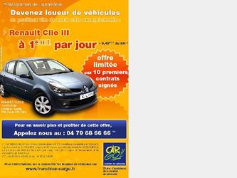 Emailing pour franchise Car Go (opration 1 euros) / dclinaison en d autres formats (3)socit B-NM