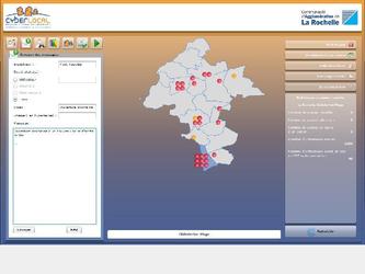 Capture d'&eacute;cran (2/2) de l'interface de contr&ocirc;le/d'administration du dispositif Cyberlocal, un projet initi&eacute; par la Communaut&eacute; d'Agglom&eacute;ration de La Rochelle permettant &agrave; ses administr&eacute;s d'acc&eacute;der &agrave; Internet dans des lieux publics tels que des mairies et des m&eacute;diath&egrave;ques (avec s&eacute;curisation/filtrage du contenu Internet et simplification/bridage des postes clients pour encadrer les usages).