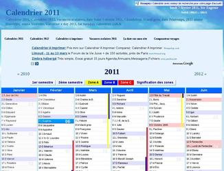 Calendrier perptuel avec les technologies suivantes :- JS, JQuey- Ajax- Valide W3C- CacheTravail important sur l optimisation pour le rfrencement, SEO, ...