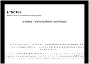 Dveloppement du logiciel e-notes.be: Cahier de notes pour les coles.