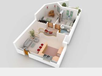 perspective pour plan de vente en 3D