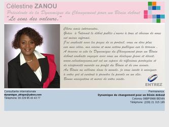 Site de la candidate  la prsidence du Bnin Celestine Zanou.