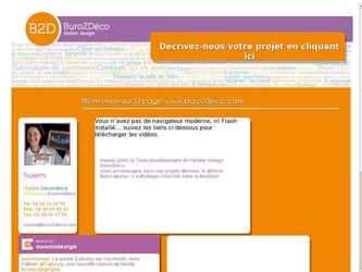 Création d'une page web pour buro2deco ainsi qu' un formulaire d'inscription.
J'ai utilisé la technique des CSS mediaQueries pour que la page s'adapte sur les smartphones et les tablette.
La société à créer un flyer comportant un Flashcode.
En scannant celui-ci grace à son smartphone ou sa tablette, l'utilisateur est redirigé sur la page.
Compatible Firefox, Chrome, Safari et Opera