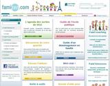 Site dédié à la famille : gestion de contenu, petites annonces.