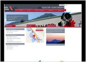 Réalisation du site Internet du restoroute de Martigny. CMS PHP & Mysql, création graphique