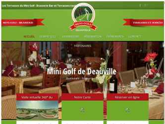 Création du site du mini golf de Deauville + visite virtuelle 360°