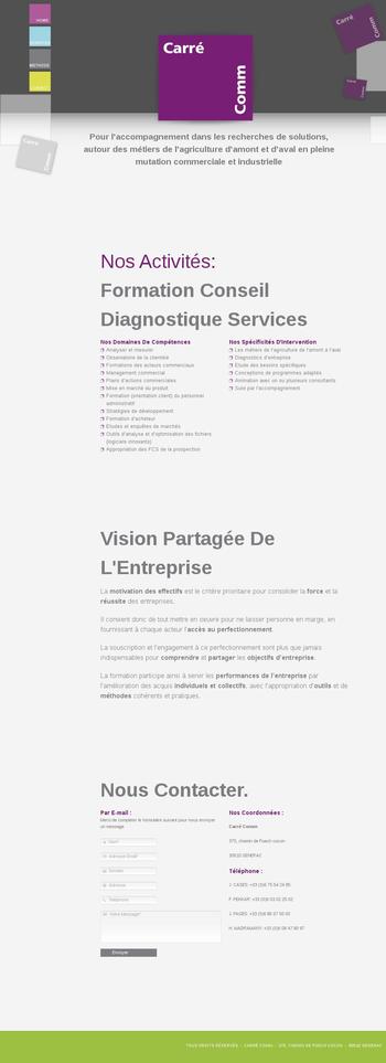     * XHTML 1.0 Strict / CSS  PHP
    * Navigation verticale 1 page JQuery