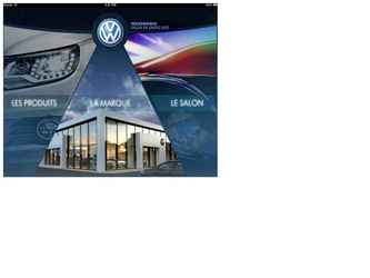 Application Volkswagen 
Application commandé pour le salon de l'Auto 2012 à Paris.
Le but etait de écupérer de la BDD.
Resultat:60000 contacts recuperés