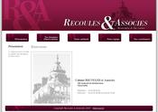 Site web du cabinet d avocat Recoules Associs