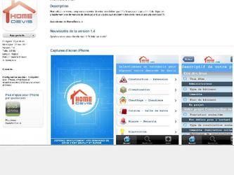 Cration d une Application iphone pour home devis