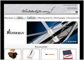 Site ecommerce de vente de stylos et d'accessoires d'écriture