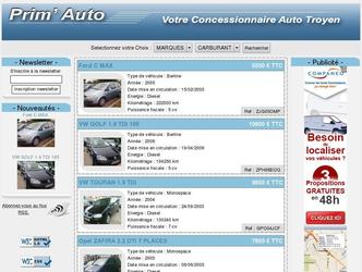 Primauto, votre concessionnaire auto, réparation, entretien de votre véhicule, location et vente de voitures neuves et occasion à troyes, 1 rue Chesterfield 10000 Troyes. Gérant : Shaid