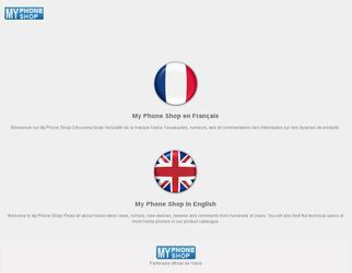 My Phone Shop est un site d'affiliation pour Nokia ainsi qu'un portail d'informations sur les derni&egrave;res sorties de la marque.