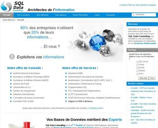 Site Vitrine destin&eacute; &agrave; la 1&egrave;re Soci&eacute;t&eacute; de Services Informatiques sp&eacute;cialis&eacute;e dans les Bases de Donn&eacute;es dans l'Est de la France (Alsace, Lorraine, Franche-Comt&eacute;). Implant&eacute;e &agrave; Strasbourg, elle est compos&eacute;s de DBA, Experts et Consultants passionn&eacute;s par les Bases de Donn&eacute;es leaders du march&eacute;.