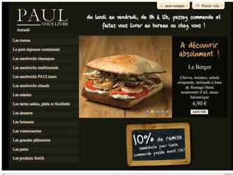 R&eacute;daction du cahier des charges
Module de gestion des livraisons et horaires de commande
Charte graphique et int&eacute;gration sous CS CART
Formation sur site