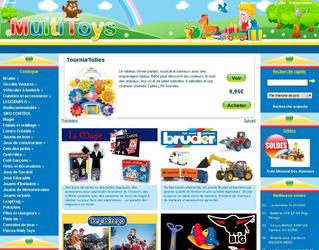 Boutique en ligne de jouets, Os Commerce avec d&eacute;veloppements sp&eacute;cifiques.
Webdesigns pour chaque saison, banni&egrave;re flash, r&eacute;f&eacute;rencement
Boutique extr&ecirc;mement populaire, gros chiffre d'affaires