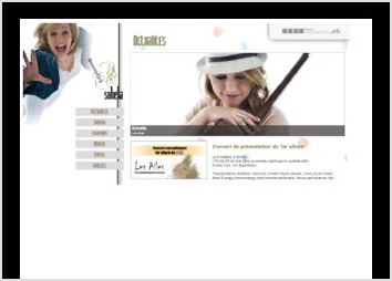 Auteur, compositrice et interpr�te parisienne, Sohella vous offre un cocktail original pop/world qui par les myst�res du comportement humain, m�le le r�ve et la r�alit� dans une candeur d�sarmante

http://www.sohella.fr

Le site a �t� r�alis� avec notre "Formule 500" 