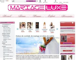 cr&eacute;ation boutique de marige -lux sosu le cms prestashop cr&eacute;ation complete plus module complementaire.