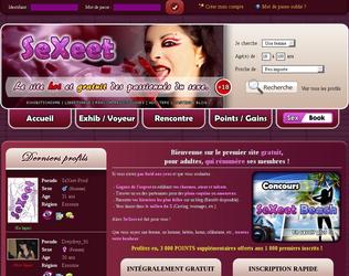 SeXeet est le premier site pour adultes, qui r�mun�re ses membres. Il permet de : Faire des rencontres, s �xhiber, discuter, d�couvrir le milieu du X, etc.