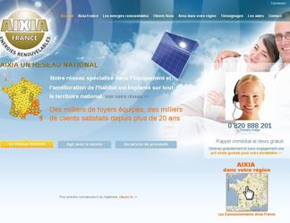 Cr�ation du site Internet de Aixia France avec le CMS Joomla. Suivi de production acc�s clients, acc�s concessionnaires avec annuaire et photos des r�alisation.