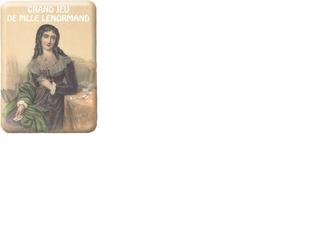 Jeu de Tarot divinatoire de Mlle Lenormand avec diff&eacute;rent tirages.