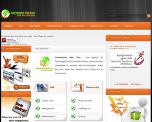 International Web com est une agence de communication sp&eacute;cialis&eacute;e dans les services web et multim&eacute;dia install&eacute;e en Tunisie et int&eacute;grant l'ensemble des comp&eacute;tences n&eacute;cessaires &agrave; la conduite de vos projets web et multim&eacute;dia sur tous les supports communication