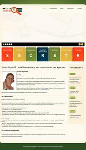 R&eacute;alis&eacute; en 2010.
Cr&eacute;ation de la charte graphique du logo.

Cr&eacute;ation du site de Votre Secret R &agrave; Cr&egrave;ches Sur Sa&ocirc;ne 71680.
Le T&eacute;l&eacute;secr&eacute;tariat a ses question et ses r&eacute;ponses 

R&eacute;alis&eacute; avec Joomla 1.5.21 avec une template remodelis&eacute;e en fonction d'un feuille de style propre au site ainsi que l'ajout de fonctions.