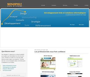 Agence Web | Cr�ation de site internet - Etude de faisabilit� & Conseil - D�veloppement & Int�gration - Analyse & r�f�rencement - Suivi personnalis�