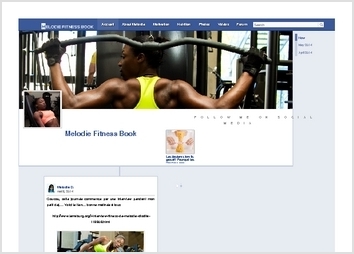 Cr&eacute;ation du site M&eacute;lodie Fitness Book.