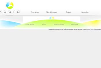 Ce site vitrine permet &agrave; la soci&eacute;t&eacute; de communiquer sur son activit&eacute; de mani&egrave;re moderne.

Site dessin&eacute; par nos graphistes et moteur de gestion de contenu mise en place par nos soins. 