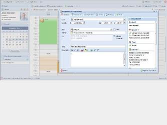 Capture d'&eacute;cran (2/4) d'innoAgenda, une application avanc&eacute;e de gestion du temps de type RIA utilisant les technologies PHP/JavaScript-ExtJS/MySQL initi&eacute;e par la societ&eacute; InnoVortex. 
J'ai r&eacute;alis&eacute; environ 75% du code de l'application en tant que salari&eacute; de la societ&eacute; (serveur & client side). D&eacute;monstration accessible sur http://demo.innoagenda.fr.