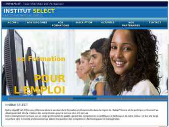 R&eacute;alisation d'un site Web pour le compte de notre Institut avec PHP/Mysql.